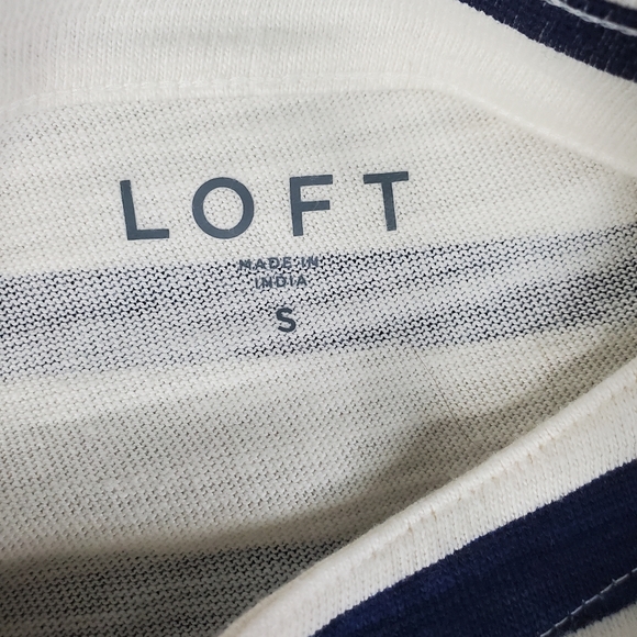 Loft striped blue and white top - Picture 6 of 7